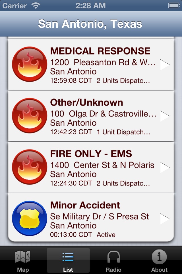 San Antonio Emergency Radio screenshot 3