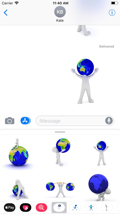 Earth and Human Sticker Pack screenshot-3