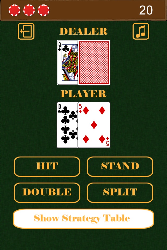 Blackjack Basic Strategy Practice screenshot 2