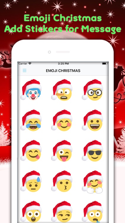 Christmas Emojis & Animated screenshot-4