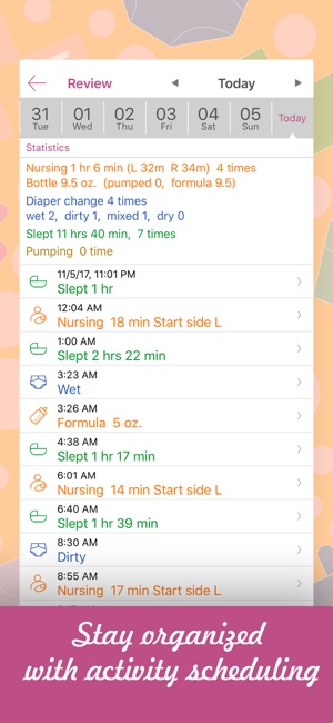 daily activity log app