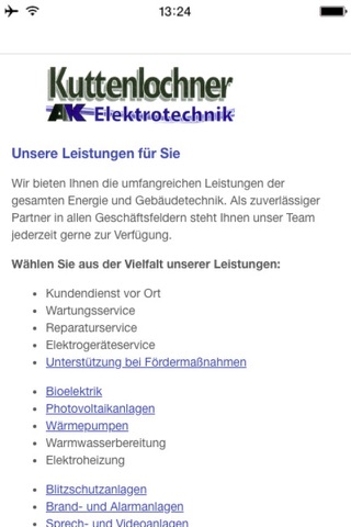 Elektrotechnik Kuttenlochner screenshot 3