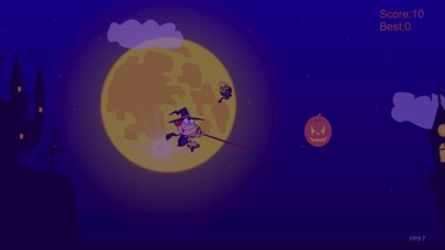 飞行的万圣巫女－躲避危险的敏捷小游戏 screenshot 3