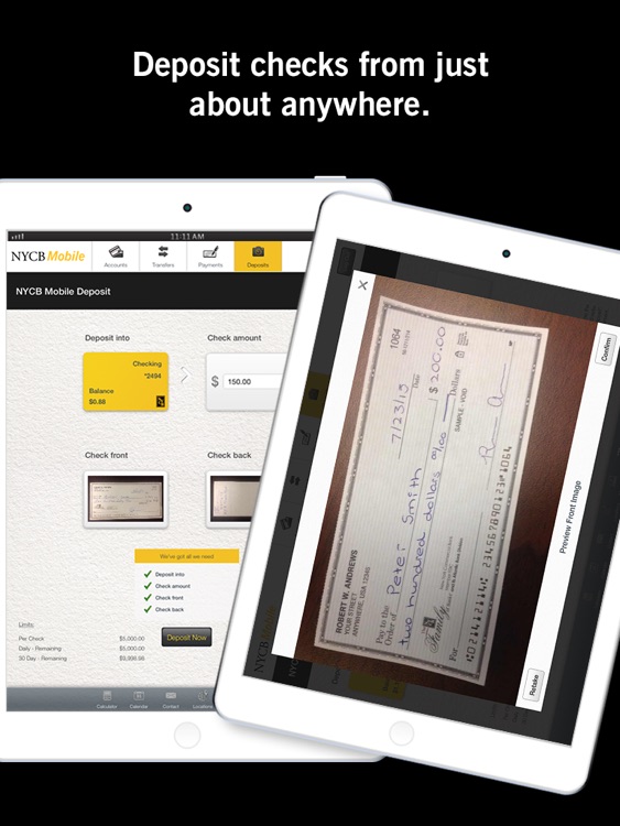 NYCB Mobile for iPad screenshot-3