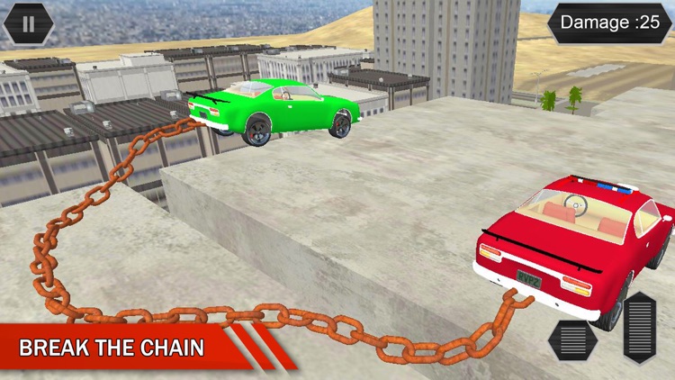 Chained Car Impossible Stunts