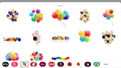 Colorful Balloons Text Sticker screenshot 4