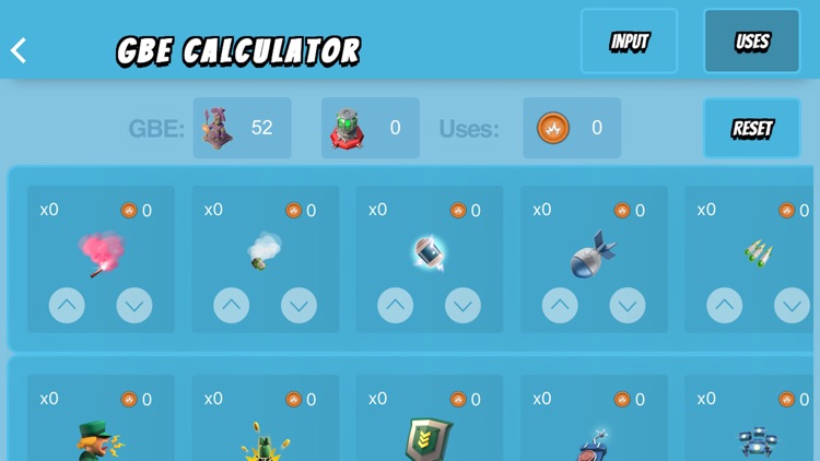 Calculator for Boom Beach Lite