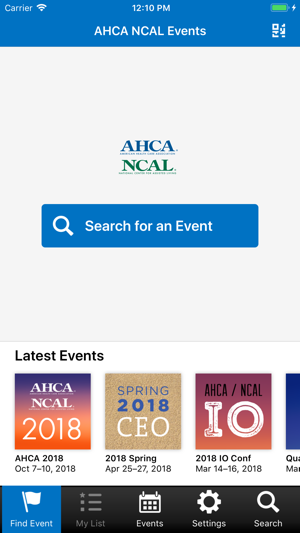 AHCA NCAL Events