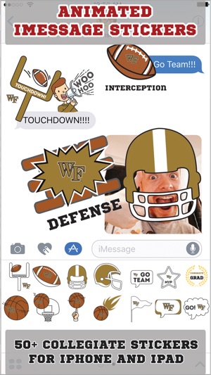 Wake Forest Demon Deacons Animated+Stickers(圖1)-速報App