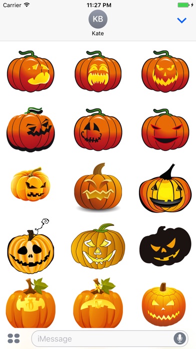 Pumpkins Halloween Stickers screenshot 2
