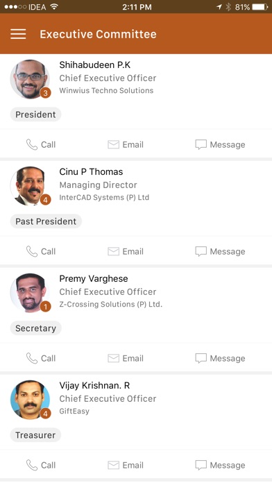Vijayee Bhava Alumni Directory screenshot 3