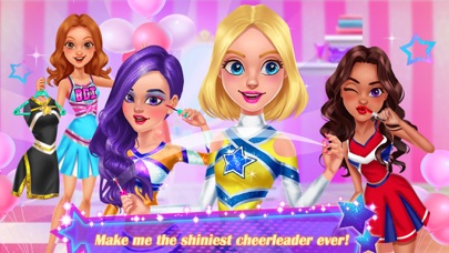 Cheerleader Glitter Salon screenshot 3