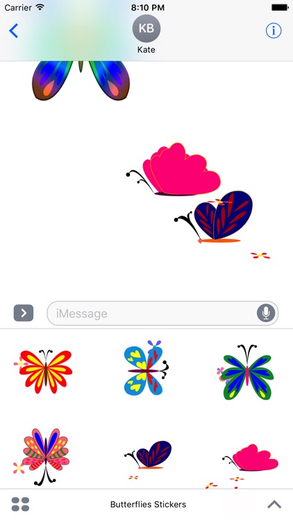 Butterflies Stickers screenshot-3