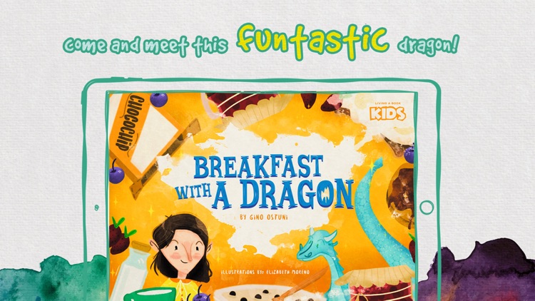 Breakfast with a Dragon Story tale kids Book Game screenshot-0