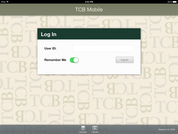 The Tri-County Bank Mobile Banking for iPad