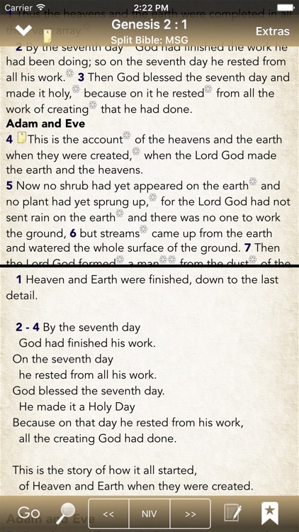BibleScope: Message and ERV