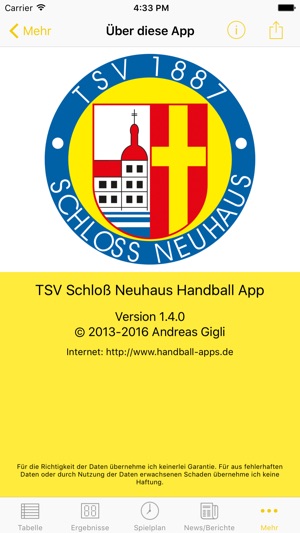 TSV Schloß Neuhaus Handball(圖4)-速報App