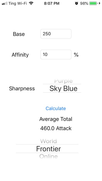 Basic Damage Calculator for MH