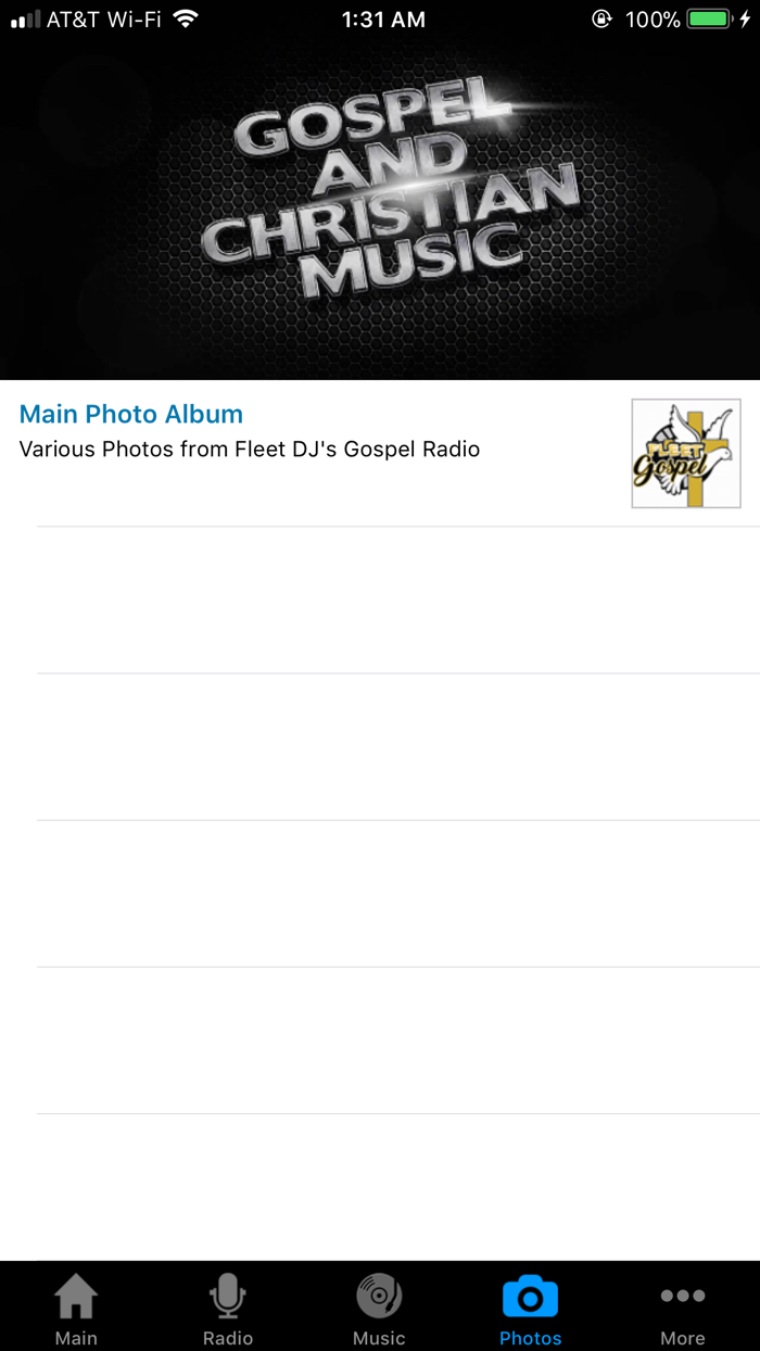Fleet Gospel DJs App