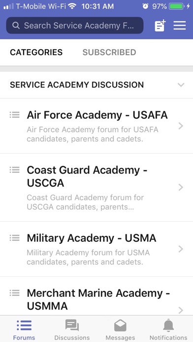 air force academy forum