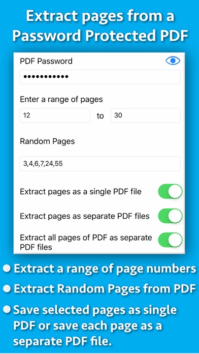 PDF pages Extractor & Splitter screenshot 2