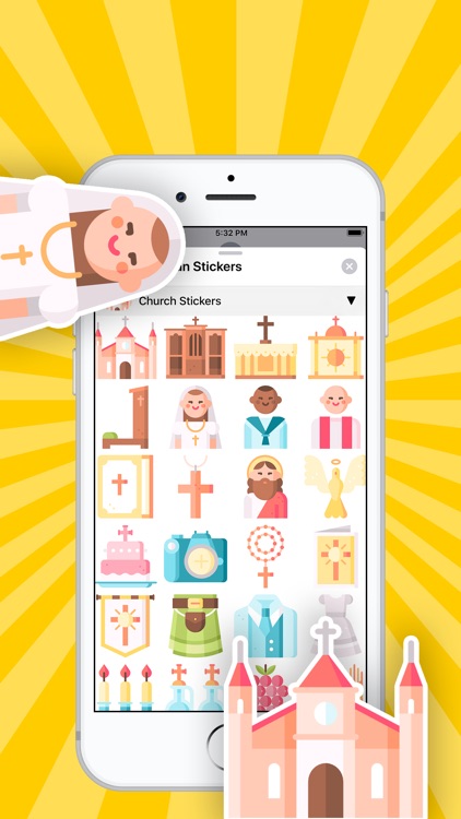 Christian Stickers App