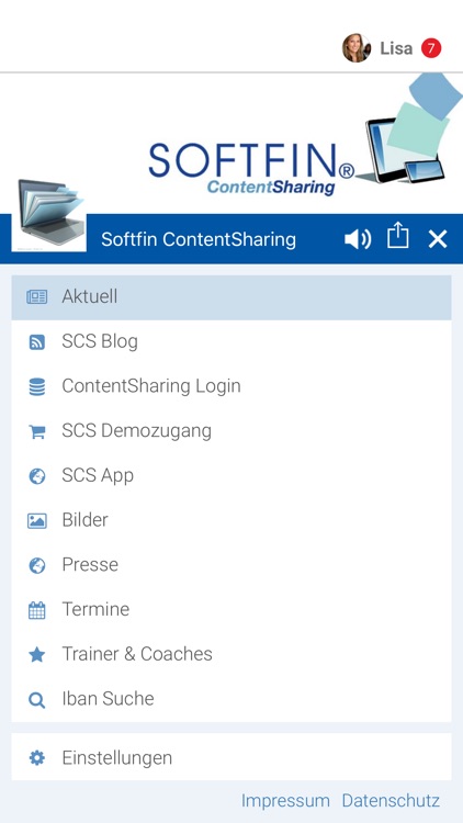 Softfin ContentSharing