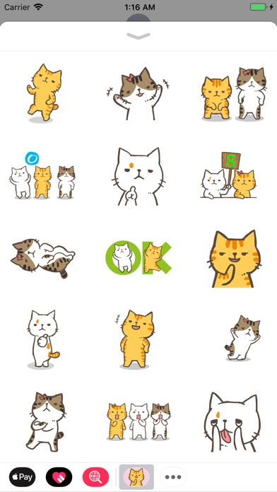 Little Cat Animation Stickers screenshot 2