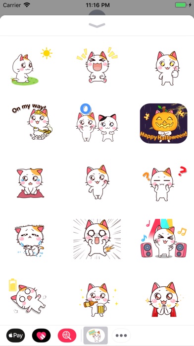 Kitty Cat Emoji Animated screenshot 2