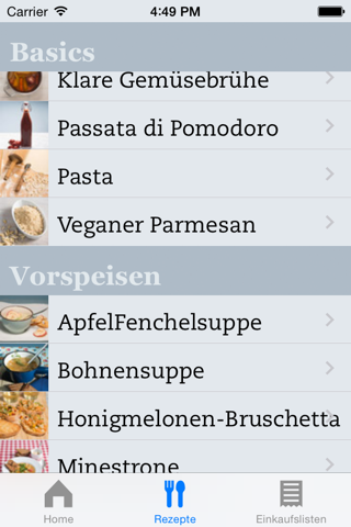 Vegan Italien screenshot 2