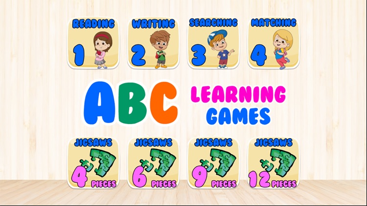 A to Z Jigsaws Learning Games