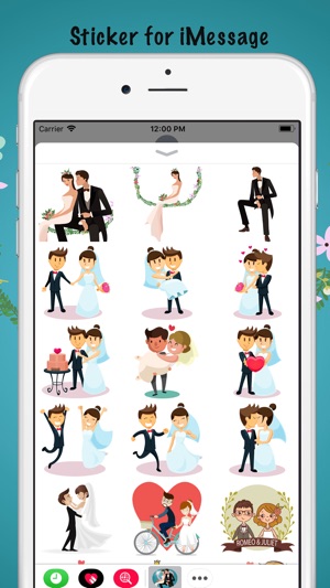 Just Married Couple Sticker(圖1)-速報App