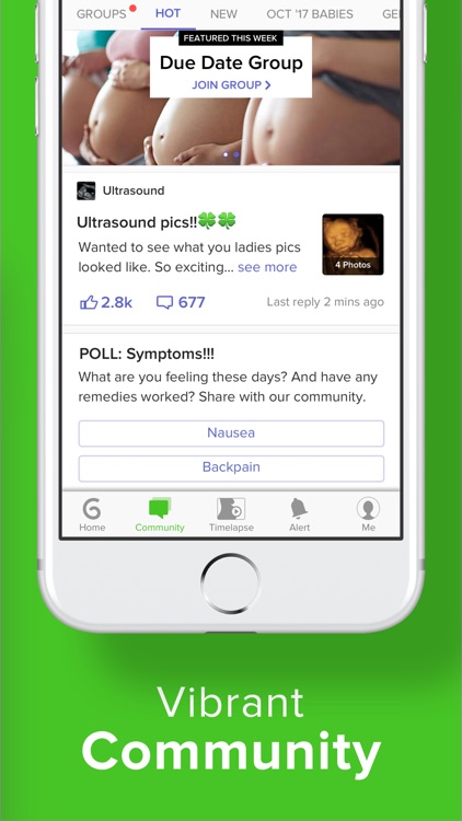 Pregnancy & Baby App - Glow screenshot-3