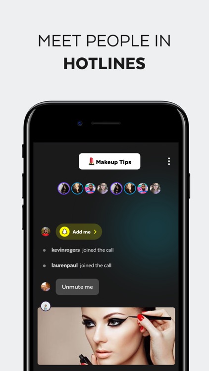 Unmute - Live Audio Chats screenshot-3