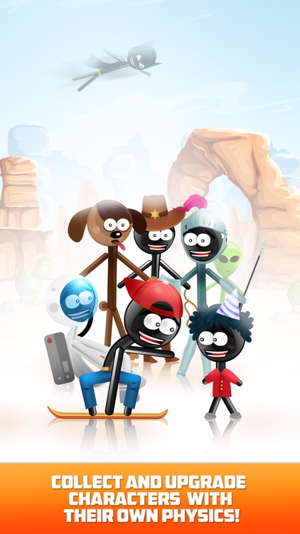 Stickman Trampoline screenshot-3