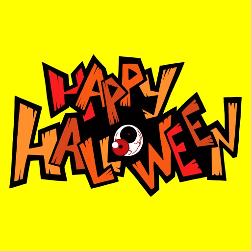 Happy Halloween Zombie Sticker icon