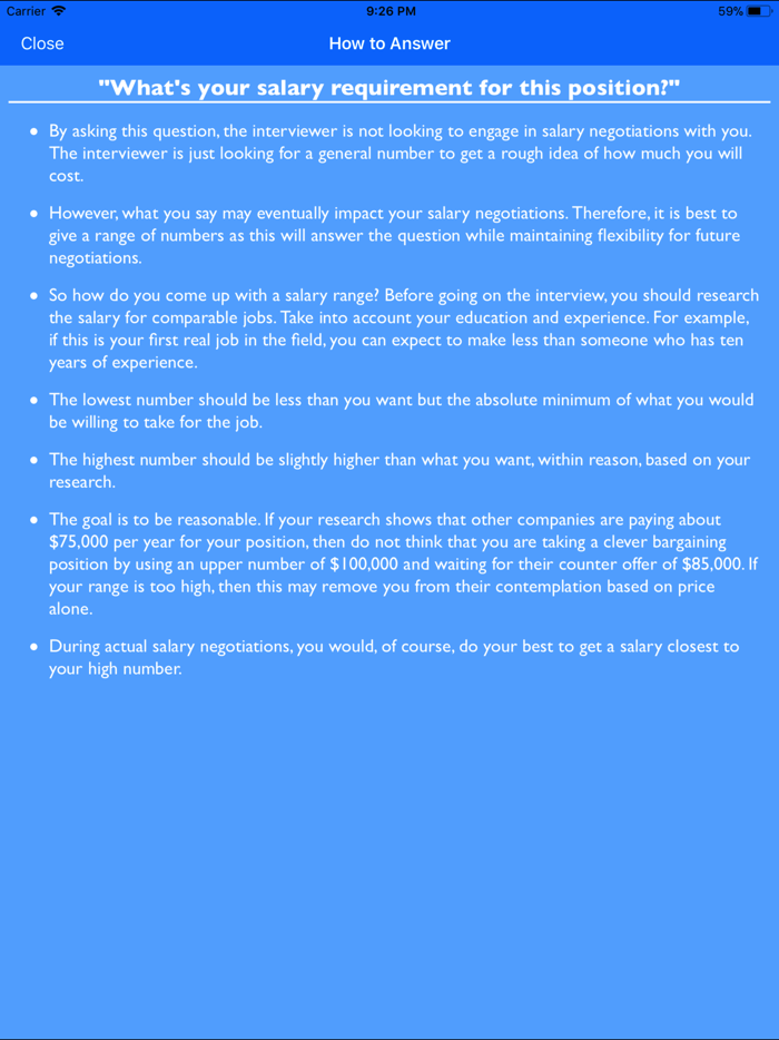 Job Interview Prep - SimuGator