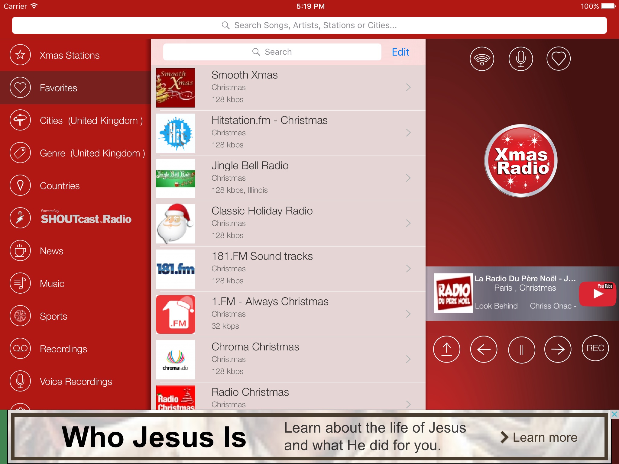 Xmas Radio - Tuner screenshot 2