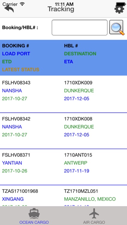 FSI CARGO TRACKING