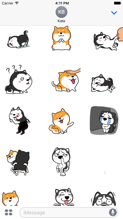 Shiba Inu Animated Stickers