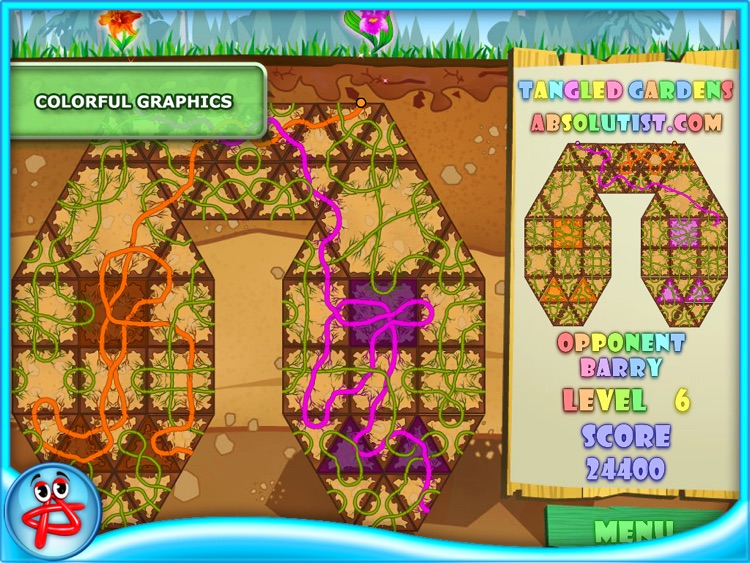 Tangled Gardens: Pipes Puzzle screenshot-3