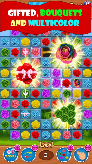 Rose Garden Match 3 screenshot 3