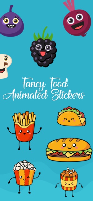 Fancy Food Animated Emojis(圖1)-速報App