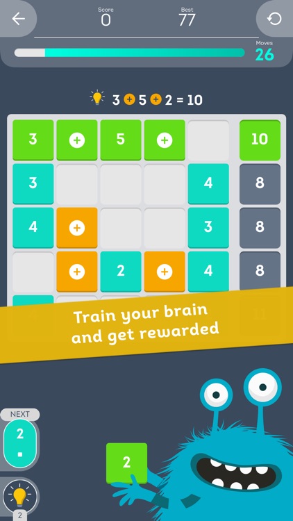 Cruncher - Number Brain Teaser screenshot-3