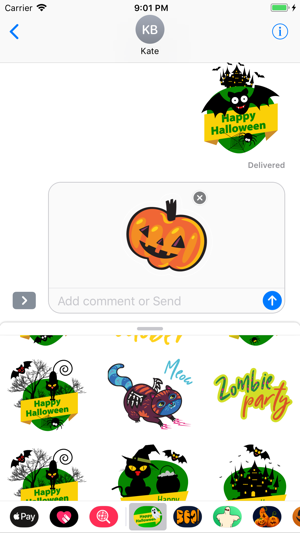 Happy Halloween Dreadful Emoji(圖3)-速報App