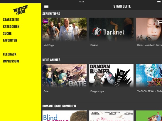 Watchbox: Kostenloses Streaming-Angebot von Clipfish 