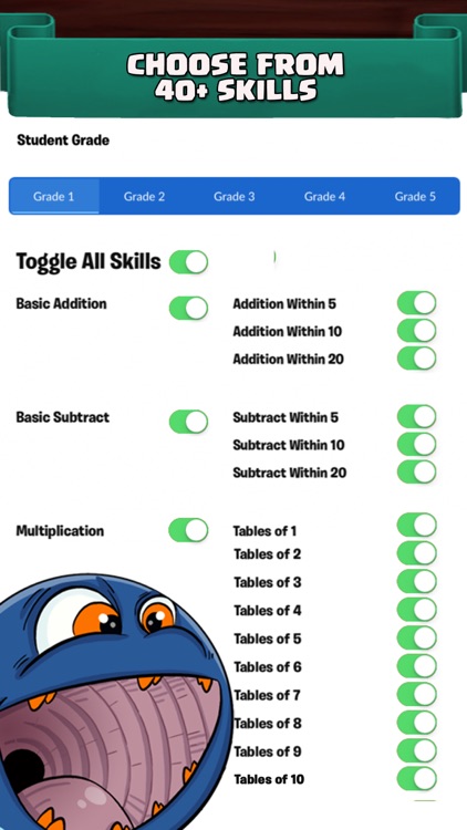 Grade 1 - 5 Monster Math Games screenshot-4
