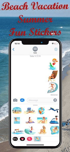 Beach Vacation Summer Stickers(圖3)-速報App