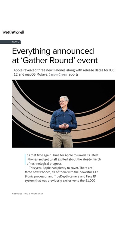 iPad & iPhone User magazine.