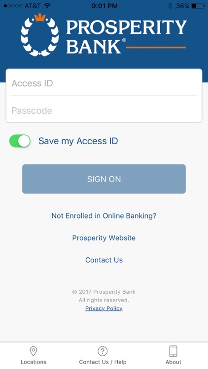 Prosperity Mobile Banking
